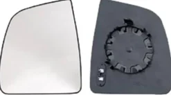 Miroir Glace rétroviseur gauche pour FIAT DOBLO II phase 2 2015-2022, dégivrant, à clipser