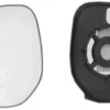 Miroir Glace rétroviseur gauche pour CITROËN BERLINGO I phase 1, 1996-2002, dégivrant, à clipser