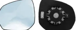 Miroir Glace rétroviseur gauche pour CITROËN C4 GRAND PICASSO I, 2006-2010 bleu, dégivrant à clipser
