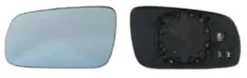 Miroir Glace rétroviseur gauche pour AUDI A6 I 1994-1997, dégivrant, asphérique, bleu, Mod. Grand