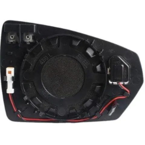 Miroir Glace rétroviseur gauche pour VOLKSWAGEN POLO VI phase 2 depuis 2021, dégivrant, asphérique, Système BLIS, Neuf
