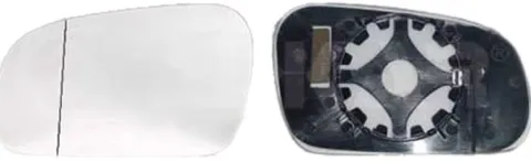 Miroir Glace rétroviseur gauche pour VOLKSWAGEN FOX 2005-2012, asphérique, à clipser, Neuf