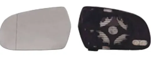 Miroir Glace rétroviseur gauche pour AUDI A3 II ph.3 (3 portes) 2010-2012, dégivrant, asphérique