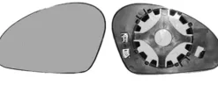 Miroir Glace rétroviseur gauche pour SEAT IBIZA III ph.1, 2002-2006 dégivrant, asphérique, à clipser