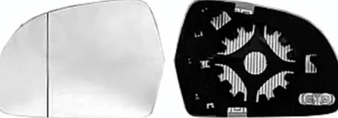 Miroir Glace rétroviseur gauche pour AUDI Q3 I phase 1, 2011-2014, dégivrant, asphérique, Neuf