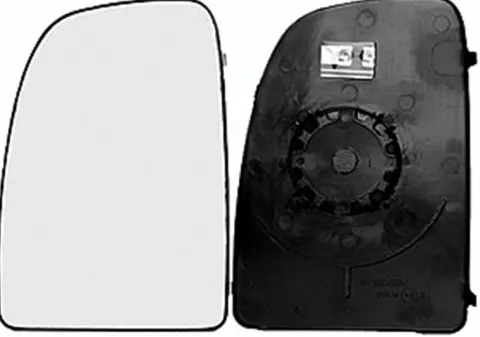 Miroir Glace rétroviseur gauche pour FIAT DUCATO III ph.2 depuis 2014 >, verre supérieur, dégivrant