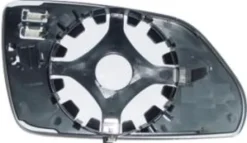 Miroir Glace rétroviseur gauche pour VOLKSWAGEN POLO IV, 2005-2009 phase 2, dégivrant, à clipser