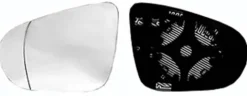 Miroir Glace rétroviseur gauche pour VOLKSWAGEN GOLF VI 2008-2012, dégivrant, asphérique, à clipser