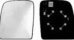 Miroir Glace rétroviseur gauche pour FIAT SCUDO II 2007-2016 verre supérieur dégivrant à clipser