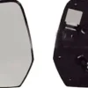 Miroir Glace rétroviseur gauche pour NISSAN MICRA III (K12) ph.3, 2009-2011, à clipser, Neuf