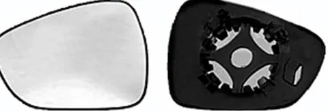 Miroir Glace rétroviseur gauche pour CITROËN DS3 2010-2016, dégivrant, à clipser, Neuf