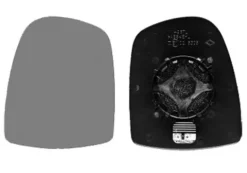 Miroir Glace rétroviseur gauche pour RENAULT TRAFIC II ph.2, 2006-2014, verre supérieur, dégivrant