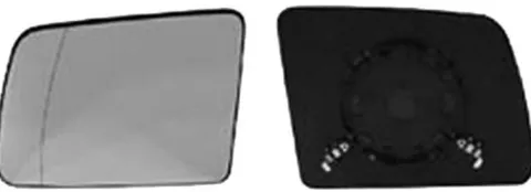 Miroir Glace rétroviseur gauche pour FORD TOURNEO CONNECT I ph.3, 2009-2013, asphérique, à clipser