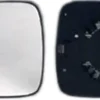 Miroir Glace rétroviseur gauche pour RENAULT TWINGO II phase 2, 2012-2014, asphérique, à clipser