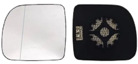 Miroir Glace rétroviseur gauche pour RENAULT KANGOO I phase 1, 1997-2001, à clipser