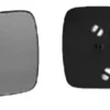 Miroir Glace rétroviseur gauche pour OPEL CORSA C ph.2, 2003-2006, dégivrant, asphérique, à clipser