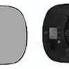 Miroir Glace rétroviseur gauche pour RENAULT SCENIC I phase 2, 1999-2003, asphérique, à clipser