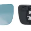 Miroir Glace rétroviseur gauche pour SKODA OCTAVIA I ph. 2 2000-2004, dégivrant, Grand, bleu