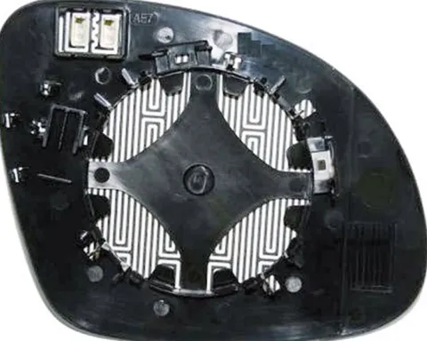 Miroir Glace rétroviseur gauche pour VOLKSWAGEN TIGUAN I ph. 1 2007-2011, dégivrant, asphérique