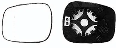 Miroir Glace rétroviseur pour RENAULT KANGOO I ph.2, 2003-2007, gauche ou droit, dégivrant à clipser