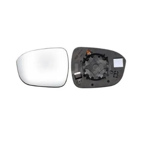 Miroir/Glace de rétroviseur gauche chauffant pour NISSAN QASHQAI III ph. 1 depuis 2021, avec BLIS, Neuf