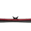 Moulure Bandeau centrale de pare-chocs avant pour ALFA ROMEO GIULIETTA depuis 2016, noir avec profil rouge, Neuve
