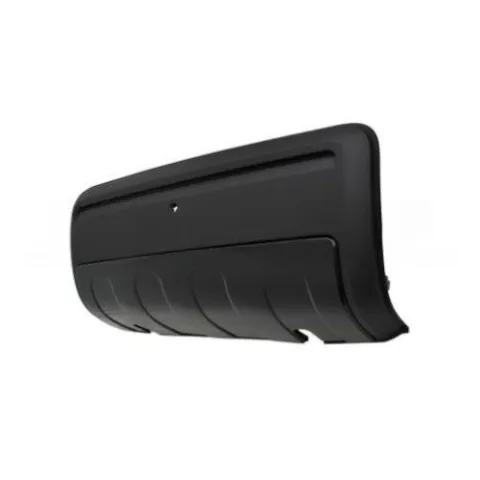 Moulure centrale pare-chocs arrière pour FIAT PANDA 4X4/NAT. POW. depuis 2013, noire brillante, avec trous radar + supports capteurs, Neuve