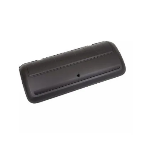 Moulure centrale pare-chocs avant pour FIAT PANDA 4X4/NAT. POW. depuis 2013, noire gaufrée, avec trou radar, Neuve