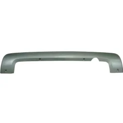 Moulure pare chocs arrière pour CITROËN BERLINGO II phase 1, 2008-2012, mod. XTR, inférieure, argentée, Neuve