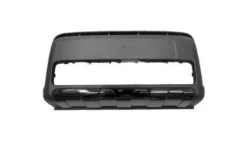 Moulure pare chocs avant centrale pour FIAT PANDA 4x4/NAT.POW. depuis 2013, avec protection noir brillant,Neuve