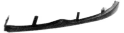 Moulure sous phare gauche pour BMW série 3 E46, 2001-2004, pare chocs avant, Neuve à peindre