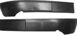 Moulures avant droite et gauche pour RENAULT KANGOO I ph.2 2003-2007 bandeaux noirs pare chocs avant