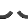 Moulures sous phares avant pour RENAULT MEGANE III ph.3, 2014-2016 droite & gauche, baguettes noires