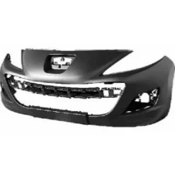 Pare choc avant pour PEUGEOT 207 CC & SPORT de 2009 a 2012 Neuf à peindre avec anti brouillards
