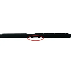 Pare chocs arrière central pour FIAT DUCATO III phase 2 depuis 2014, noir, trou crochet, Neuf