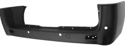 Pare chocs arrière FIAT SCUDO II 2007-2016, (châssis long), trous radar, à peindre partiellement