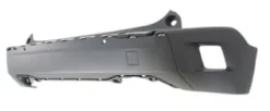 Pare chocs arrière inférieur pour PEUGEOT 2008 II ph.1 2019-2023, 2 trous radar, noir, Neuf
