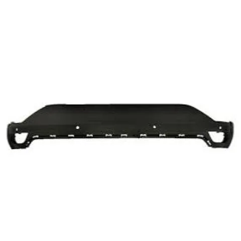 Pare chocs arrière inférieur pour DACIA SANDERO STEPWAY III phase 1 depuis 2021, trous park assist et radar + supports, noir gaufré, Neuf