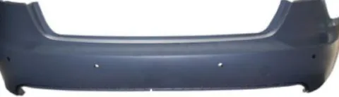 Pare chocs arrière pour AUDI A4 IV ph. 1 2007-2011, supports, Mod. Berline, trous capteurs radar, Neuf