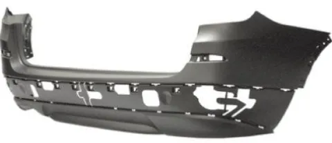 Pare Chocs arrière pour BMW X3 F25 2010-2015, sortie échappement double à gauche, Neuf à peindre