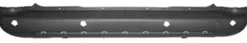 Pare chocs arrière pour CITROËN BERLINGO II phase 2, 2012-2015, trous moulures & radar, noir, Neuf
