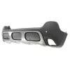 Pare chocs arrière pour CITROËN C3 AIRCROSS 2017-2021, noir gaufré, 4 trous radar, avec spoiler gris, Neuf