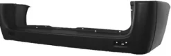Pare chocs arrière pour CITROËN JUMPY II 2007-2016, (châssis long), noir, Neuf