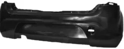 Pare chocs arrière pour DACIA SANDERO I, 2008-2012, noir, Neuf