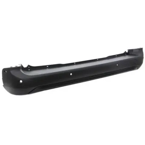 Pare chocs arrière pour FIAT DOBLO III phase 1 depuis 2022, noir gaufré, cache crochet, trous radar et park assist + supports, Neuf