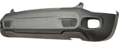 Pare chocs arrière pour JEEP RENEGADE phase 2 depuis 2018, modèle LIMITED, Noir gaufré, enpreintes tracé sans trous, Neuf
