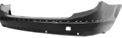 Pare chocs arrière pour MERCEDES (W204) CLASSE C ph. 1 2007-2011, trous radar + supports, Mod. BREAK AVANTGARDE, Neuf à peindre