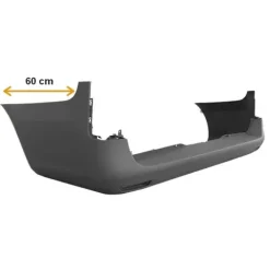 Pare chocs arrière pour MERCEDES VITO III (W447) 2014-2019, châssis long, brides angle mort, Neuf à peindre
