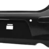 Pare chocs arrière pour NISSAN MICRA IV (K13) ph.1, 2010-2013, trous radar, noir, Neuf