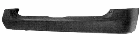 Pare chocs arrière pour OPEL ASTRA G 1998-2004, Mod. S.W., Noir, Neuf